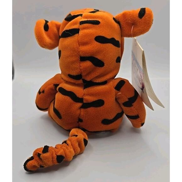 1999 Mini Bean Winnie The Pooh Bear As Tigger The Disney Store w Tag BB28 - Picture 4 of 6